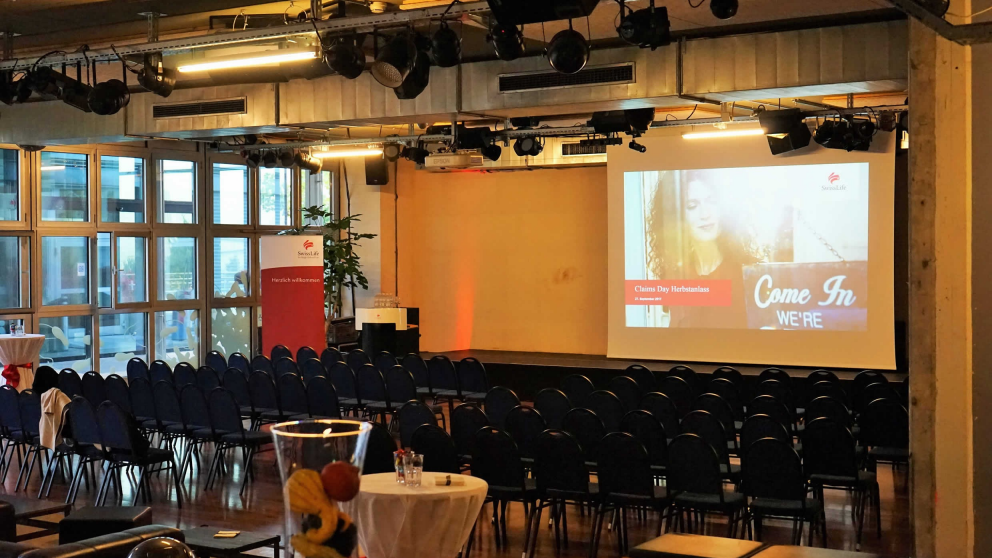 The stage is ready: Dank der reibungslosen Organisation war stets alles bereit