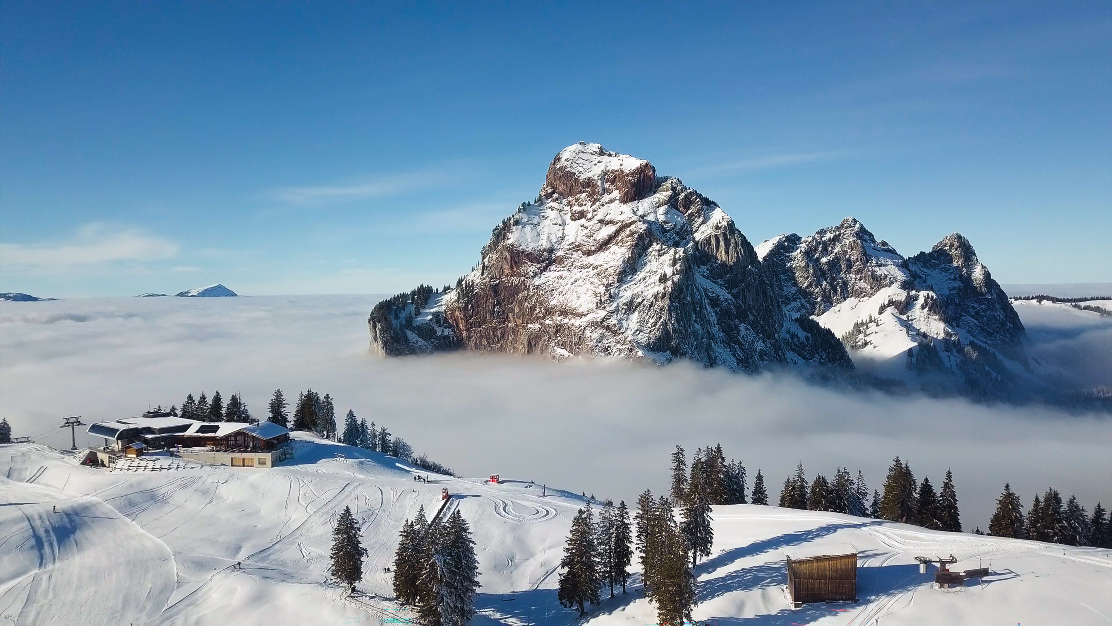 Fotografie Schneelandschaft Schwyz