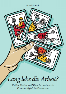 Illustration von einer männlichen und einer weiblichen Hand, in der Mitte ein Schnuller
