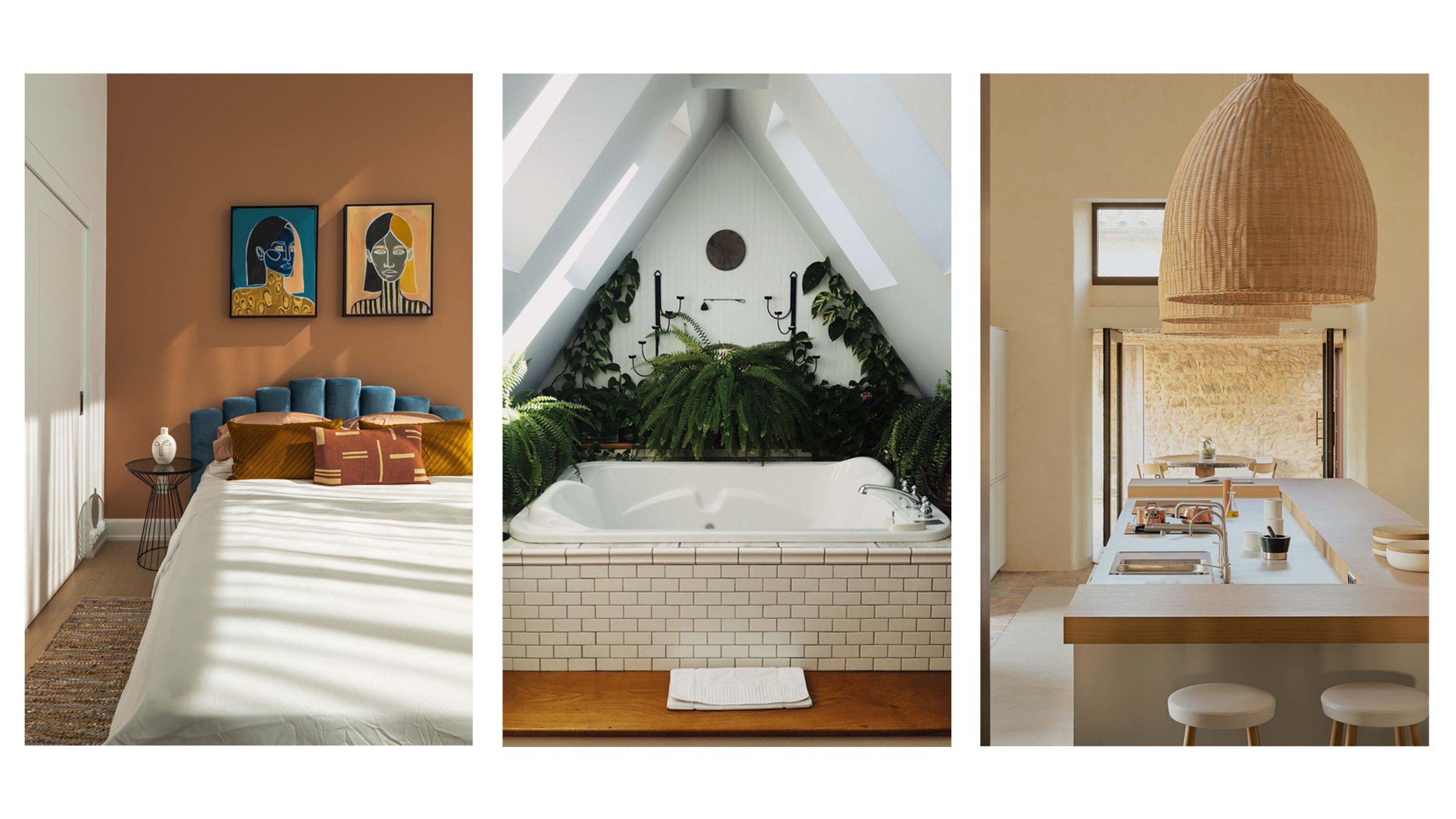 Eine grüne Badewanne oder ein ferien-inspiriertes Küchendesign, wir zeigen verschiedene Wohntypen