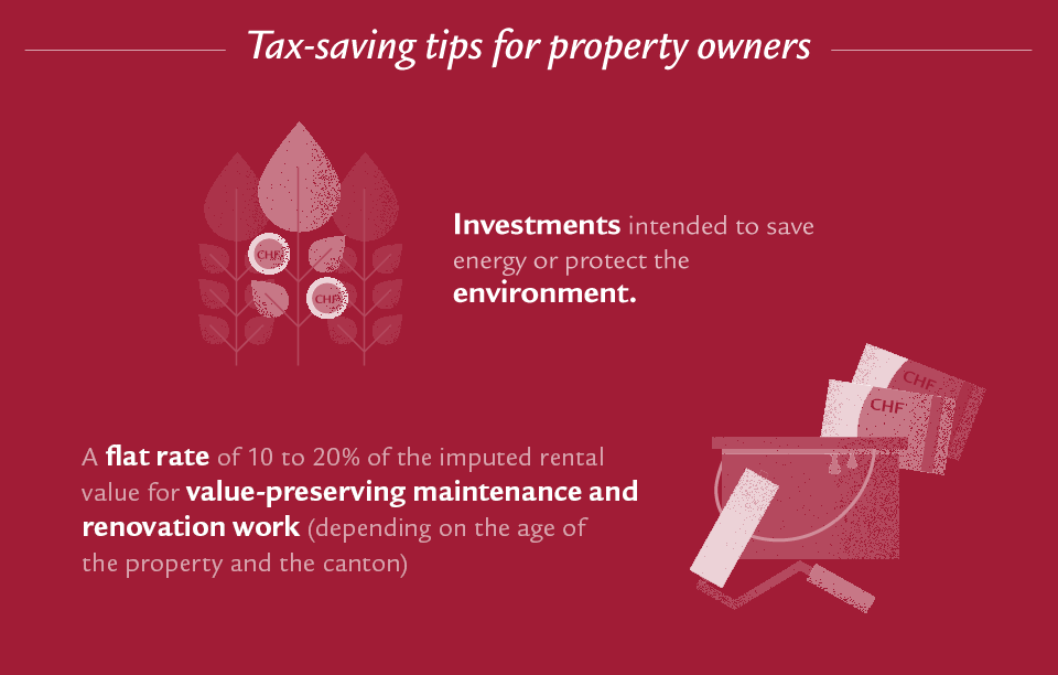 information how you can save taxes as property owner