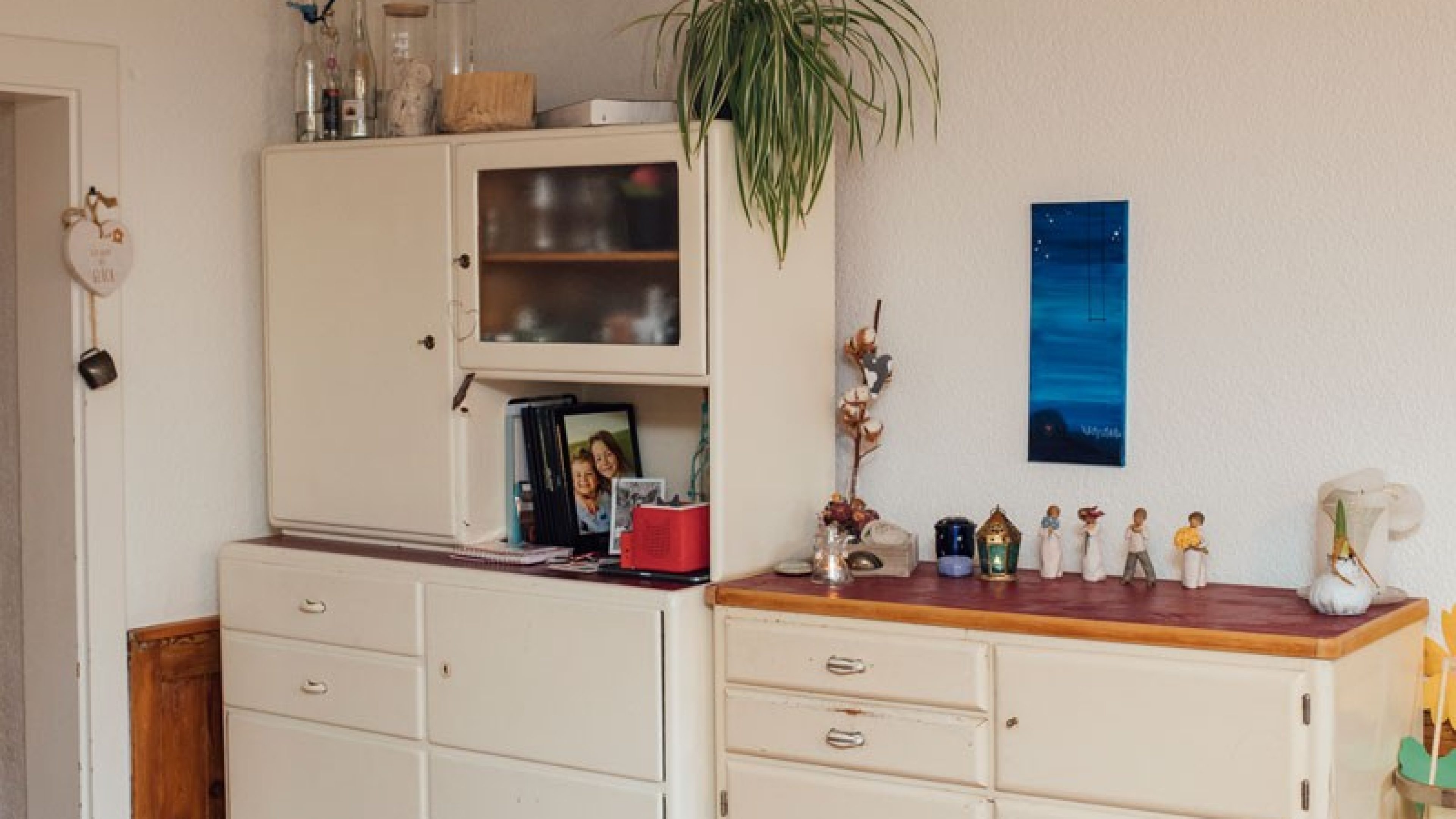 Sideboard in a dining room.